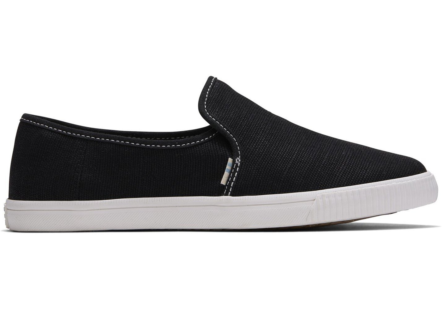 Toms Slip On Damskie Czarne - Clemente - 03WFYOVKL